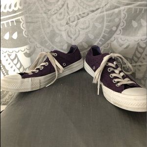 Purple lace converse!